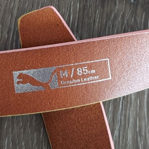 Puma Patent Leather Black Belt Medium - Picture 8 of 8